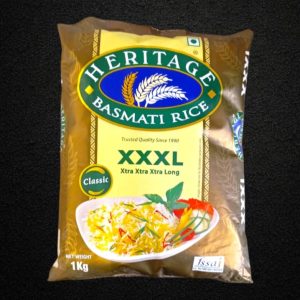Heritage 1121 XXXL Basmati Rice 1kg