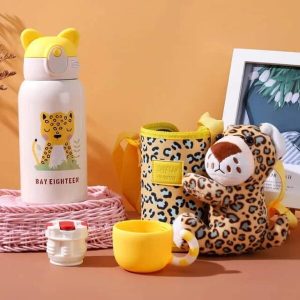 Animal plush bottle