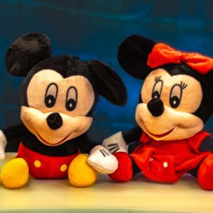 Mickey and Minnie plush