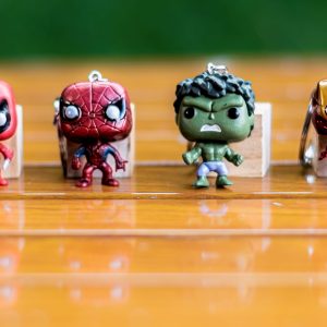 Marvel mini keychains