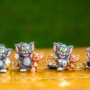 Tom and Jerry duo keychains