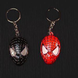 Spiderman mask keychains