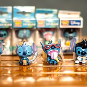 Stitch pocket pop keychains