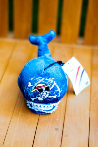 Laboon plush keychain