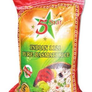 5 Star 1121 Basmati Rice 20kg